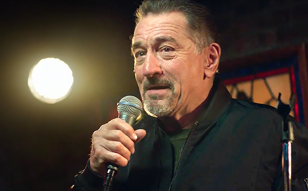 The Comedian -- screen grab from EW.com exclusive clip